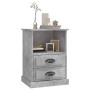 Bedside tables 2 units concrete gray 43x36x60 cm by vidaXL, Nightstands - Ref: Foro24-816337, Price: 93,92 €, Discount: %