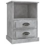 Bedside tables 2 units concrete gray 43x36x60 cm by vidaXL, Nightstands - Ref: Foro24-816337, Price: 93,92 €, Discount: %