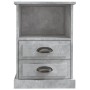 Bedside tables 2 units concrete gray 43x36x60 cm by vidaXL, Nightstands - Ref: Foro24-816337, Price: 93,92 €, Discount: %