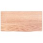 Estante de pared madera de roble tratada marrón claro 40x20x2cm de vidaXL, Estantes y estanterías - Ref: Foro24-363623, Preci...