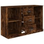 Smoked oak plywood sideboard 104.5x35.5x67.5 cm by vidaXL, Sideboards - Ref: Foro24-816237, Price: 82,67 €, Discount: %