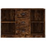 Smoked oak plywood sideboard 104.5x35.5x67.5 cm by vidaXL, Sideboards - Ref: Foro24-816237, Price: 82,67 €, Discount: %