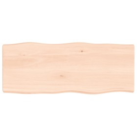 Tablero de mesa madera maciza borde natural 100x40x(2-6) cm de vidaXL, Tableros para mesas - Ref: Foro24-363883, Precio: 69,9...