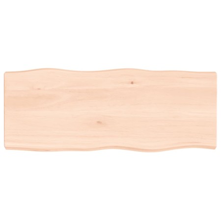 Solid wood table top natural edge 100x40x(2-6) cm by vidaXL, Table tops - Ref: Foro24-363883, Price: 70,30 €, Discount: %