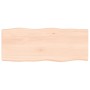 Solid wood table top natural edge 100x40x(2-6) cm by vidaXL, Table tops - Ref: Foro24-363883, Price: 70,30 €, Discount: %