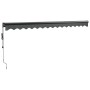 Toldo retráctil automático gris antracita 4,5x3 m de vidaXL, Toldos - Ref: Foro24-3154514, Precio: 357,99 €, Descuento: %