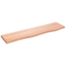 Light brown treated oak wood wall shelf 80x20x2cm by vidaXL, Shelves and shelves - Ref: Foro24-363659, Price: 35,30 €, Discou...