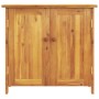 Armario de jardín madera maciza de acacia 75x35x70 cm de vidaXL, Taquillas y armarios de almacenamiento - Ref: Foro24-363452,...