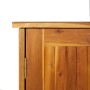 Solid acacia wood garden cabinet 75x35x70 cm by vidaXL, Lockers and storage cabinets - Ref: Foro24-363452, Price: 157,99 €, D...