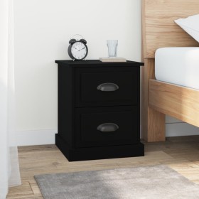 Nightstands 2 pcs black plywood 39x39x47.5 cm by vidaXL, Nightstands - Ref: Foro24-816147, Price: 79,99 €, Discount: %