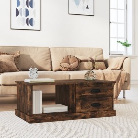 Smoked oak plywood coffee table 90x50x35 cm by vidaXL, Coffee table - Ref: Foro24-816245, Price: 79,99 €, Discount: %