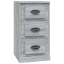 Aparador de madera contrachapada gris Sonoma 36x35,5x67,5 cm de vidaXL, Aparadores - Ref: Foro24-816222, Precio: 69,49 €, Des...