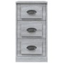 Aparador de madera contrachapada gris Sonoma 36x35,5x67,5 cm de vidaXL, Aparadores - Ref: Foro24-816222, Precio: 69,49 €, Des...