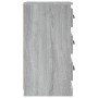 Aparador de madera contrachapada gris Sonoma 36x35,5x67,5 cm de vidaXL, Aparadores - Ref: Foro24-816222, Precio: 69,49 €, Des...