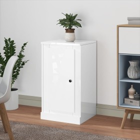 Glossy white plywood sideboard 37.5x35.5x67.5cm by vidaXL, Sideboards - Ref: Foro24-816204, Price: 43,95 €, Discount: %