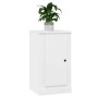 Aparador madera contrachapada blanco brillante 37,5x35,5x67,5cm de vidaXL, Aparadores - Ref: Foro24-816204, Precio: 44,18 €, ...