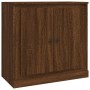 Aparador de madera contrachapada roble marrón 70x35,5x67,5 cm de vidaXL, Aparadores - Ref: Foro24-816191, Precio: 78,36 €, De...