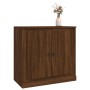 Aparador de madera contrachapada roble marrón 70x35,5x67,5 cm de vidaXL, Aparadores - Ref: Foro24-816191, Precio: 78,36 €, De...