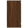 Aparador de madera contrachapada roble marrón 70x35,5x67,5 cm de vidaXL, Aparadores - Ref: Foro24-816191, Precio: 78,36 €, De...