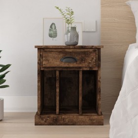 Smoked oak nightstand 43x36x50 cm by vidaXL, Nightstands - Ref: Foro24-816354, Price: 44,83 €, Discount: %