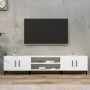 White plywood TV cabinet 180x31.5x40 cm by vidaXL, TV Furniture - Ref: Foro24-816264, Price: 96,53 €, Discount: %