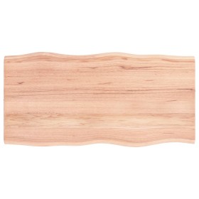 Tablero mesa madera tratada roble borde natural 80x40x2 cm de vidaXL, Tableros para mesas - Ref: Foro24-363938, Precio: 52,76...