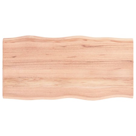 Tablero mesa madera tratada roble borde natural 80x40x2 cm de vidaXL, Tableros para mesas - Ref: Foro24-363938, Precio: 58,77...