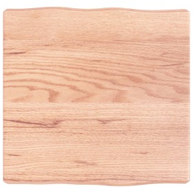 Treated wood table board with natural brown edge, 40x40x(2-6) cm. by vidaXL, Table tops - Ref: Foro24-363928, Price: 43,56 €,...