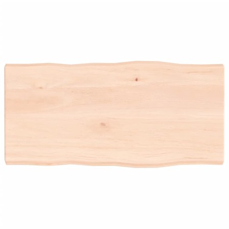 Solid wood table top natural edge 80x40x(2-4) cm by vidaXL, Table tops - Ref: Foro24-363873, Price: 57,99 €, Discount: %