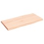 Solid wood table top natural edge 80x40x(2-4) cm by vidaXL, Table tops - Ref: Foro24-363873, Price: 57,99 €, Discount: %