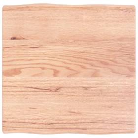 Treated wood table top with natural brown edge 60x60x(2-4) cm by vidaXL, Table tops - Ref: Foro24-363936, Price: 65,99 €, Dis...