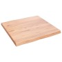 Tablero mesa madera tratada borde natural marrón 60x60x(2-4) cm de vidaXL, Tableros para mesas - Ref: Foro24-363936, Precio: ...