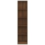 5-tier oak brown plywood shelf 40x24x175 cm by vidaXL, Bookcases and shelves - Ref: Foro24-816070, Price: 70,95 €, Discount: %