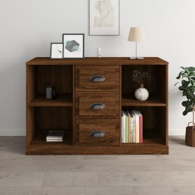 Brown oak plywood sideboard 104.5x35.5x67.5 cm by vidaXL, Sideboards - Ref: Foro24-816239, Price: 87,57 €, Discount: %