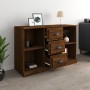 Brown oak plywood sideboard 104.5x35.5x67.5 cm by vidaXL, Sideboards - Ref: Foro24-816239, Price: 87,47 €, Discount: %