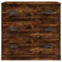 Aparador de madera contrachapada roble ahumado 70x35,5x67,5 cm de vidaXL, Aparadores - Ref: Foro24-816229, Precio: 91,67 €, D...