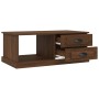 Brown oak plywood coffee table 90x50x35 cm by vidaXL, Coffee table - Ref: Foro24-816247, Price: 75,99 €, Discount: %