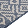 Outdoor flat weave rug with blue stripes 140x200 cm by vidaXL, Rugs - Ref: Foro24-340838, Price: 42,28 €, Discount: %