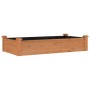 Flowerbed planter lined with solid brown fir wood 120x60x25 cm by vidaXL, Pots and planters - Ref: Foro24-364290, Price: 46,6...