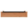 Flowerbed planter lined with solid brown fir wood 120x60x25 cm by vidaXL, Pots and planters - Ref: Foro24-364290, Price: 46,6...