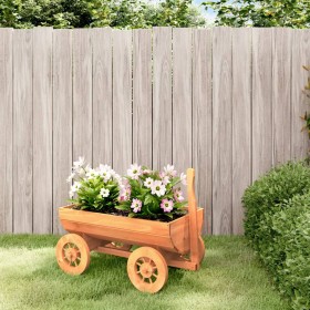 Decorative cart solid fir wood 70x43x54 cm by vidaXL, Wheelbarrows - Ref: Foro24-364227, Price: 52,99 €, Discount: %