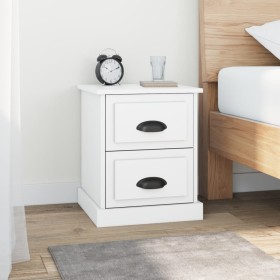 Mesita de noche madera contrachapada blanco 39x39x47,5 cm de vidaXL, Mesitas de noche - Ref: Foro24-816144, Precio: 43,99 €, ...