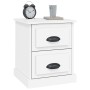 Mesita de noche madera contrachapada blanco 39x39x47,5 cm de vidaXL, Mesitas de noche - Ref: Foro24-816144, Precio: 43,62 €, ...