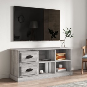 Mueble de TV madera contrachapada gris Sonoma 102x35,5x47,5 cm de vidaXL, Muebles TV - Ref: Foro24-816182, Precio: 70,99 €, D...