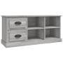 Mueble de TV madera contrachapada gris Sonoma 102x35,5x47,5 cm de vidaXL, Muebles TV - Ref: Foro24-816182, Precio: 69,87 €, D...