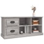 Sonoma gray plywood TV cabinet 102x35.5x47.5 cm by vidaXL, TV Furniture - Ref: Foro24-816182, Price: 69,87 €, Discount: %