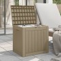 Gray polypropylene garden storage box 55.5x43x53 cm by vidaXL, Outdoor storage boxes - Ref: Foro24-364163, Price: 65,93 €, Di...