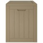 Gray polypropylene garden storage box 55.5x43x53 cm by vidaXL, Outdoor storage boxes - Ref: Foro24-364163, Price: 65,93 €, Di...