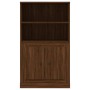 Aparador de madera contrachapada marrón roble 60x35,5x103,5 cm de vidaXL, Aparadores - Ref: Foro24-816319, Precio: 80,42 €, D...