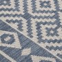 Outdoor flat weave rug with blue stripes 140x200 cm by vidaXL, Rugs - Ref: Foro24-340838, Price: 42,28 €, Discount: %